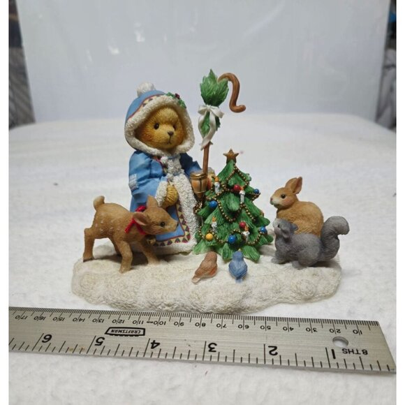 Cherished Teddies Olga Feel The Peace Hold The Joy Share The Love‎ Winter Bear - Picture 8 of 12